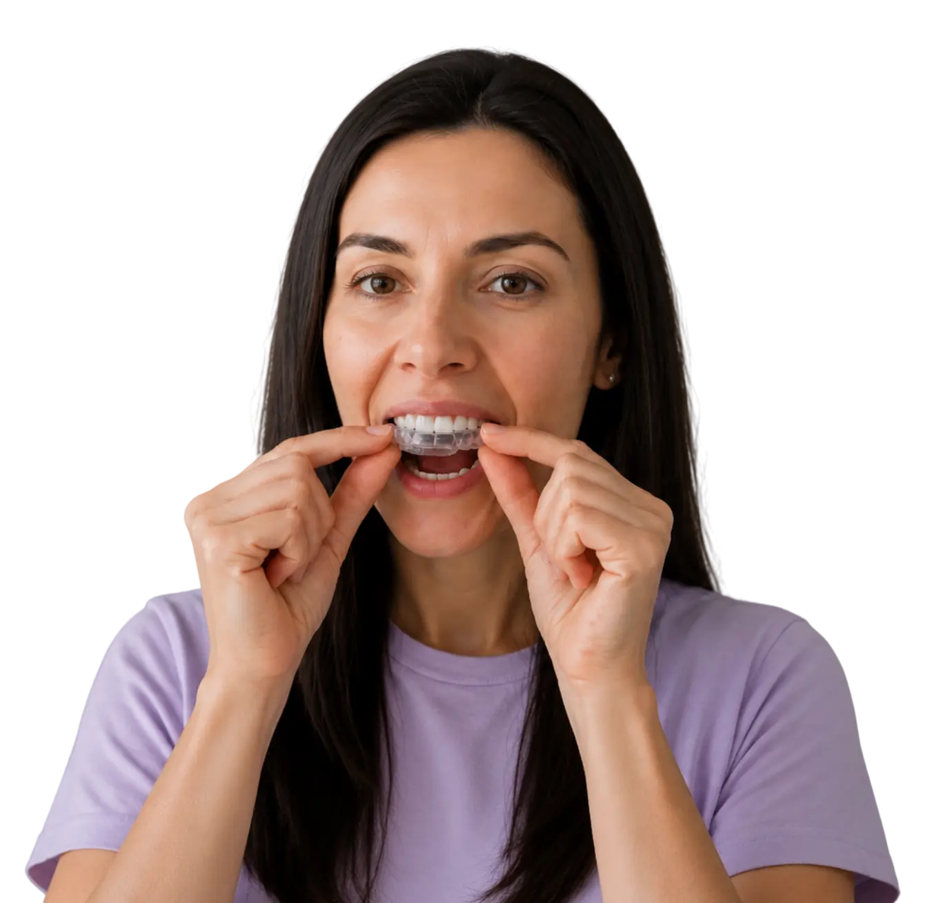 Woman wearing The Reset Device by Elva Health